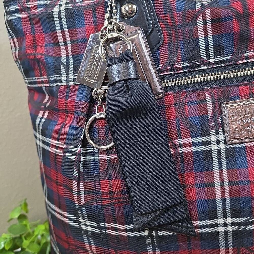 Coach Poppy Signature Tartan Glam Tote - Picture 4 of 16